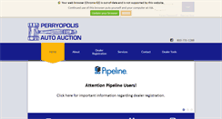 Desktop Screenshot of perryautoauction.com